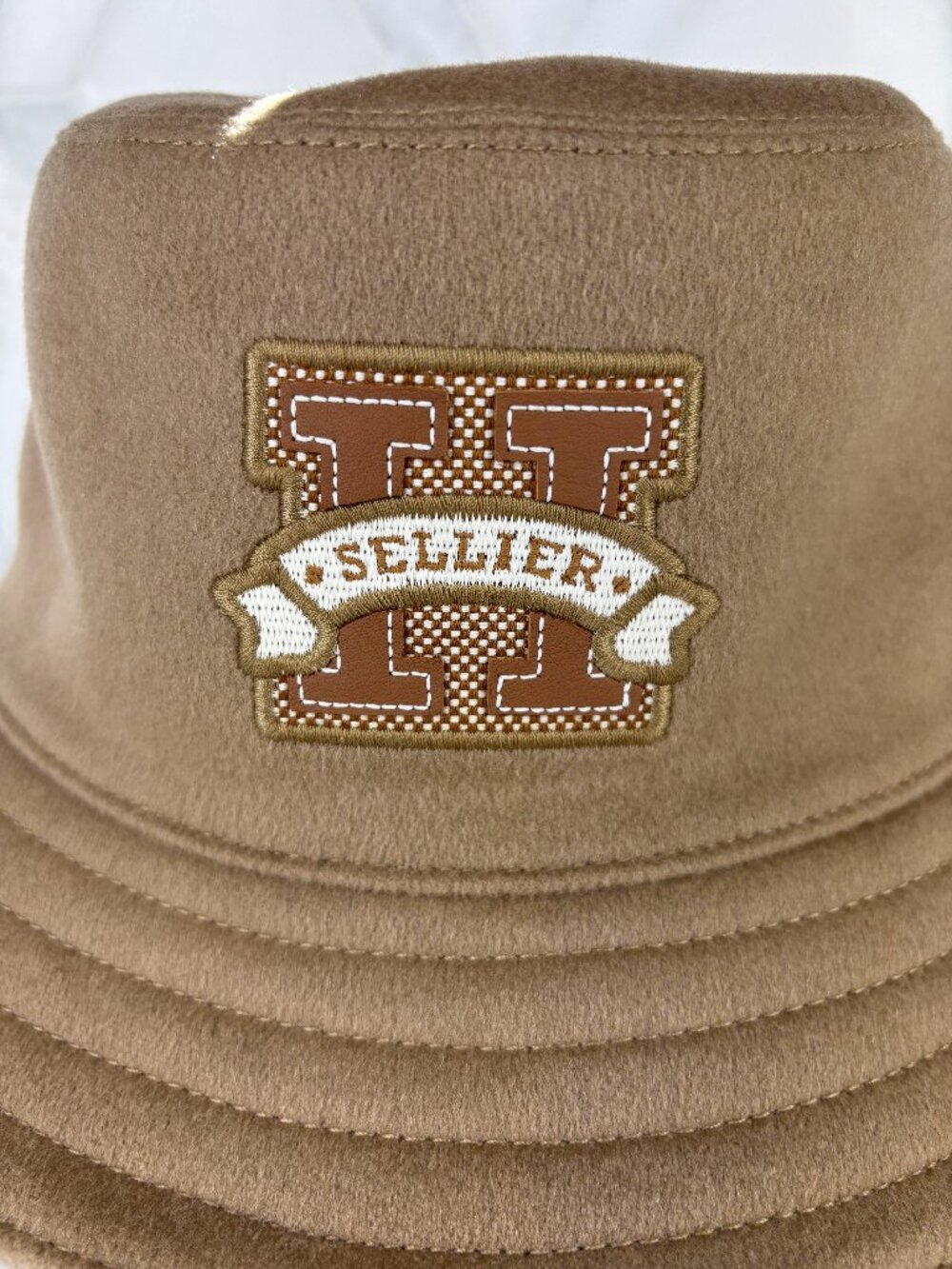 Hermes Cashmere Harper H Sellier Silk Lined Bucket Hat - Picture 5 of 11